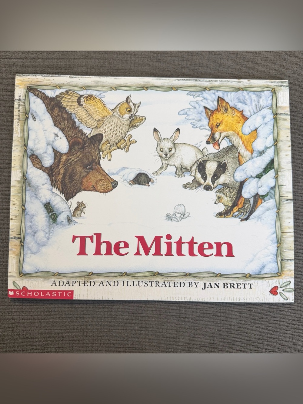 The Mitten book by Jan Brett